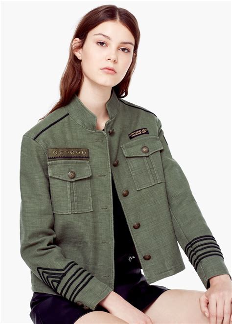 gucci giacca inserti militare 2014|Giacche militari per donna dei migliori brand .